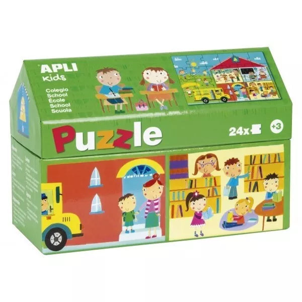 APLI Kids dėlionė „Mokykla“