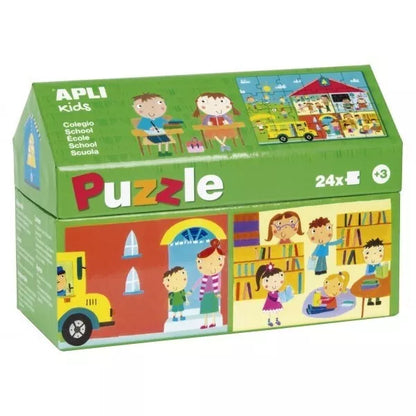 APLI Kids dėlionė „Mokykla“