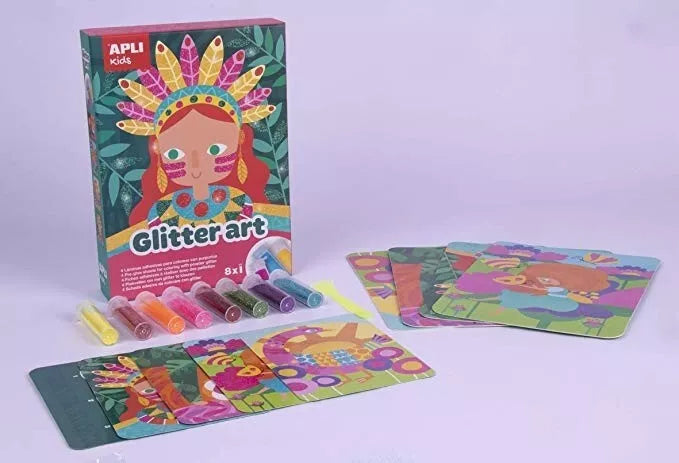 Apli Kids kūrybinis rinkinys „Glitter art”