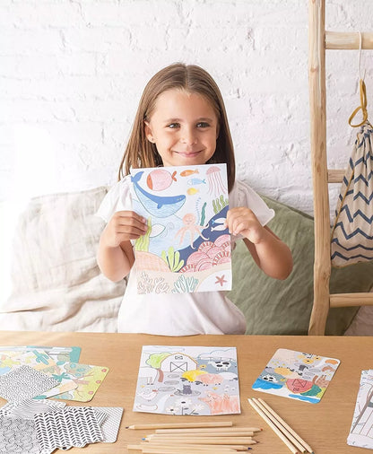 Apli Kids kūrybinis rinkinys „Raštų menas”