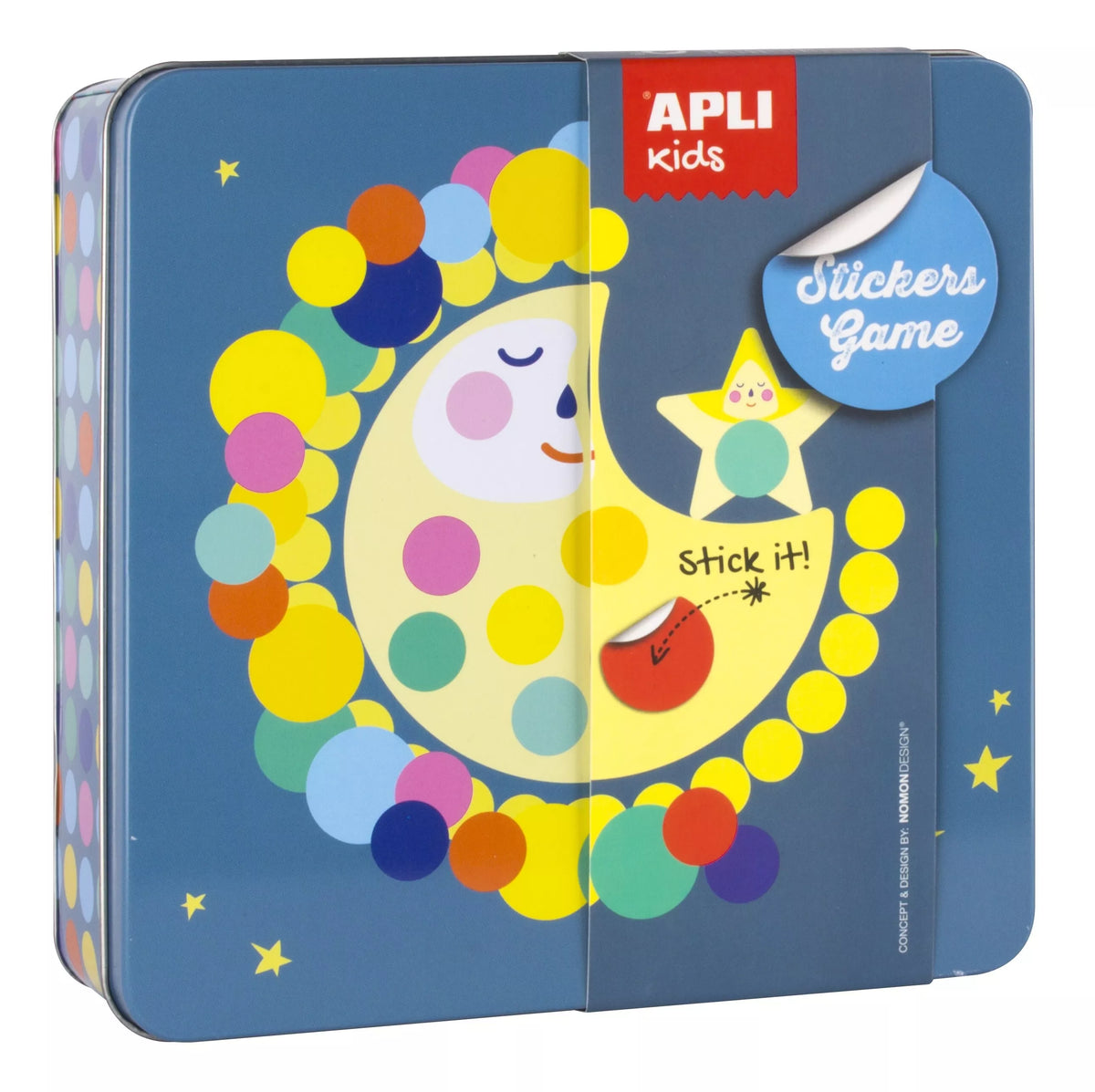 Apli Kids lipdukų žaidimas MĖNULIS