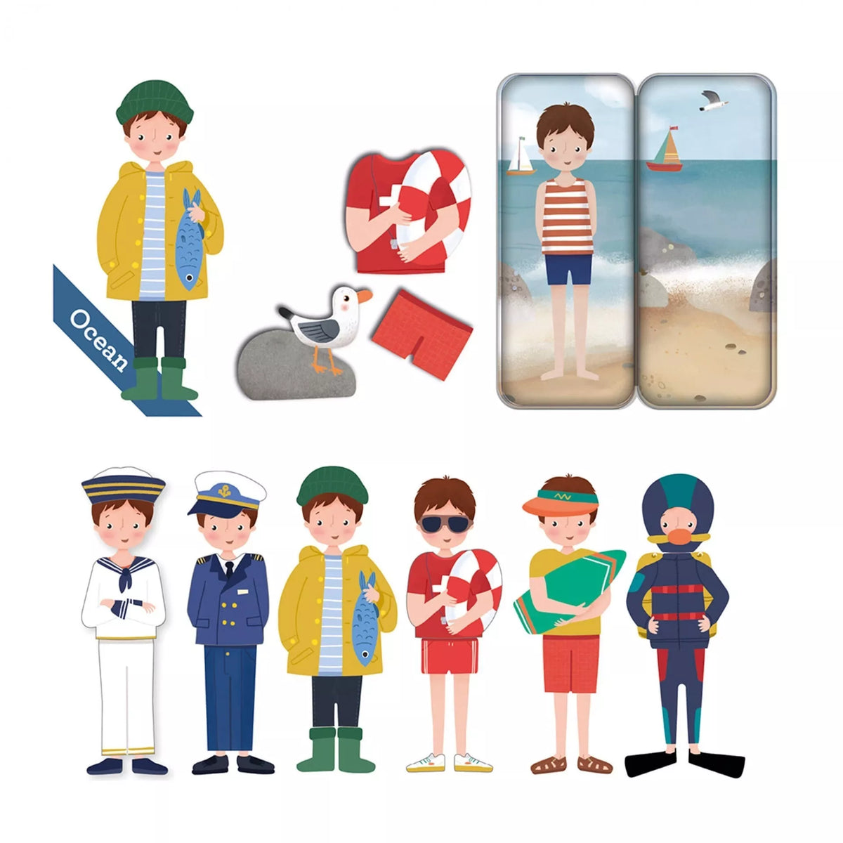 Apli Kids magnetinis žaidimas „Vandenynas“