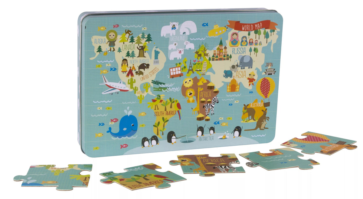 Apli Kids XL dėlionė PASAULIO ŽEMĖLAPIS