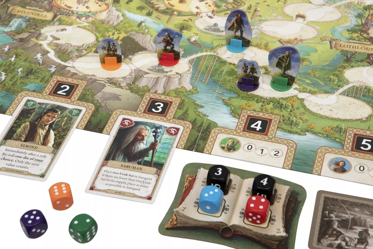 Bendradarbiavimo stalo žaidimas THE LORD OF THE RINGS: Adventure to Mount Doom