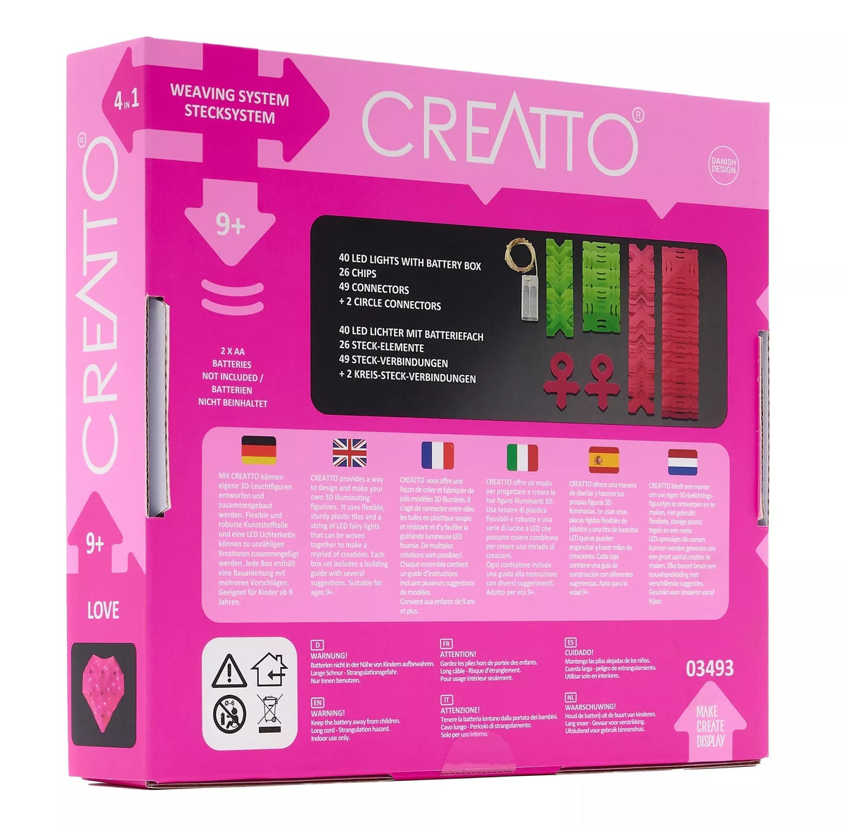 Creatto kūrybinis rinkinys ŠIRDELĖ