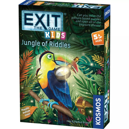 EXIT Kids mokslinis žaidimas vaikams „Jungle of Riddles“