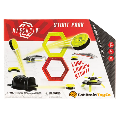 Fat Brain Toys Magshuto Stunt Park – magnetinių triukų ir taiklumo rinkinys