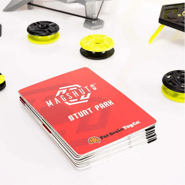 Fat Brain Toys Magshuto Stunt Park – magnetinių triukų ir taiklumo rinkinys