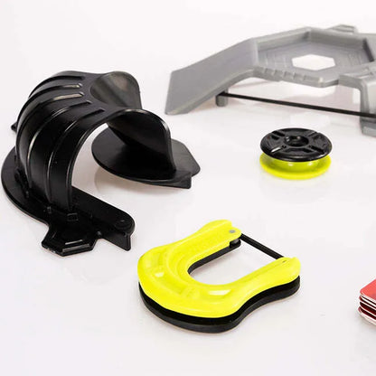 Fat Brain Toys Magshuto Stunt Park – magnetinių triukų ir taiklumo rinkinys