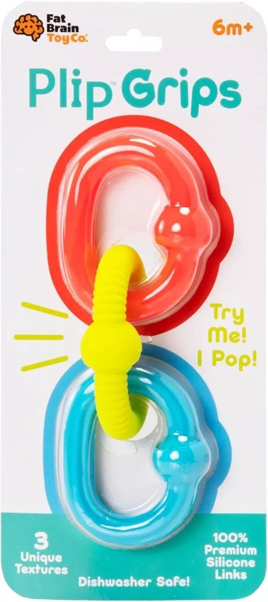 Fat Brain Toys sensoriniai žiedai „Plip Grips“