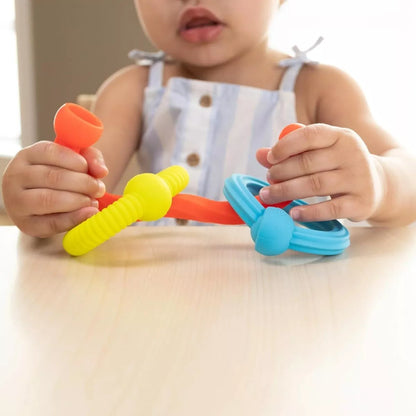 Fat Brain Toys sensoriniai žiedai „Plip Grips“