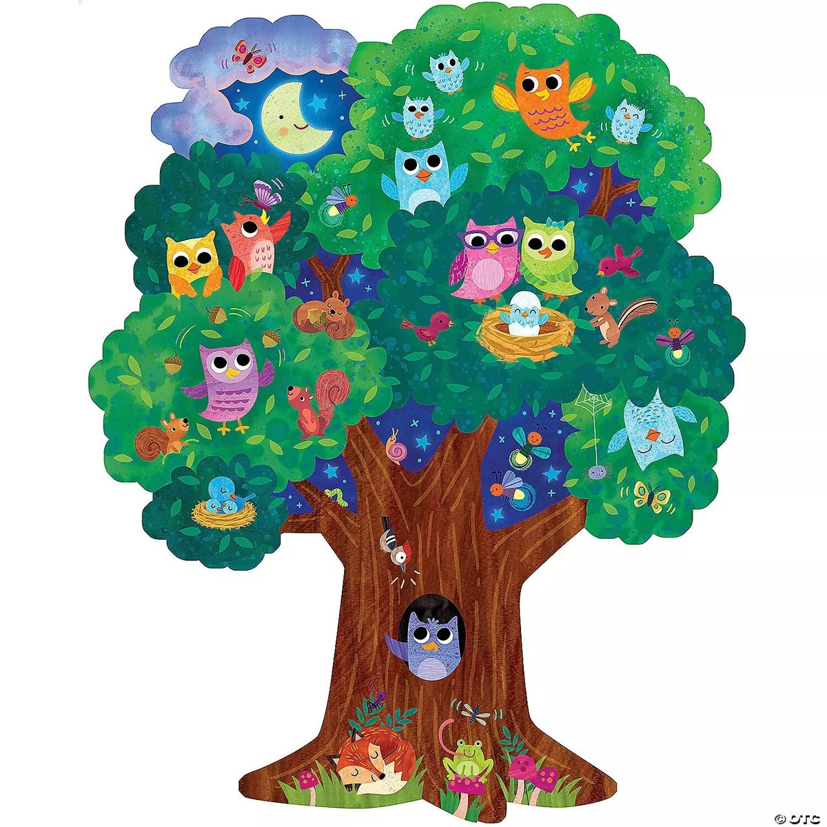 Grindų dėlionė „Hoot Owl Hoot Floor Puzzle“