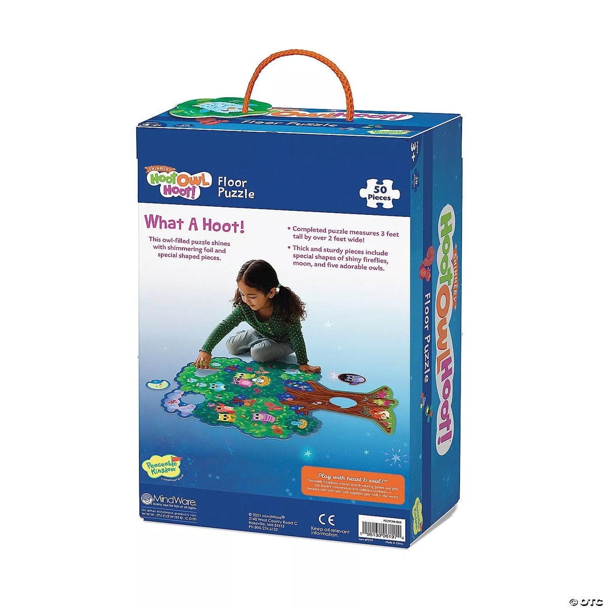 Grindų dėlionė „Hoot Owl Hoot Floor Puzzle“