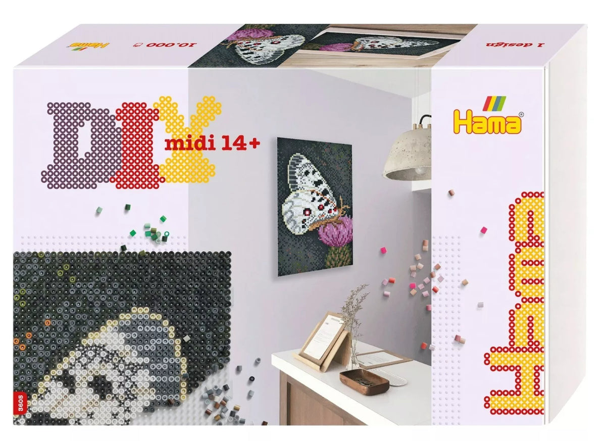 HAMA ART kūrybinis karoliukų rinkinys BUTTERFLY