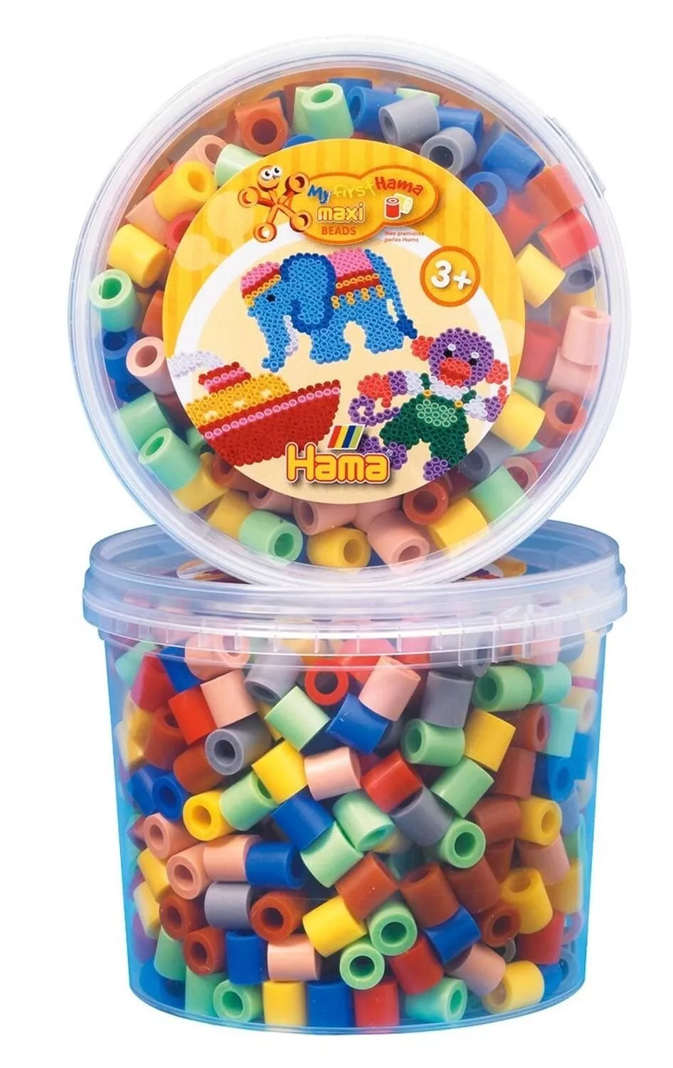 HAMA MAXI karoliukų rinkinys dėžutėje