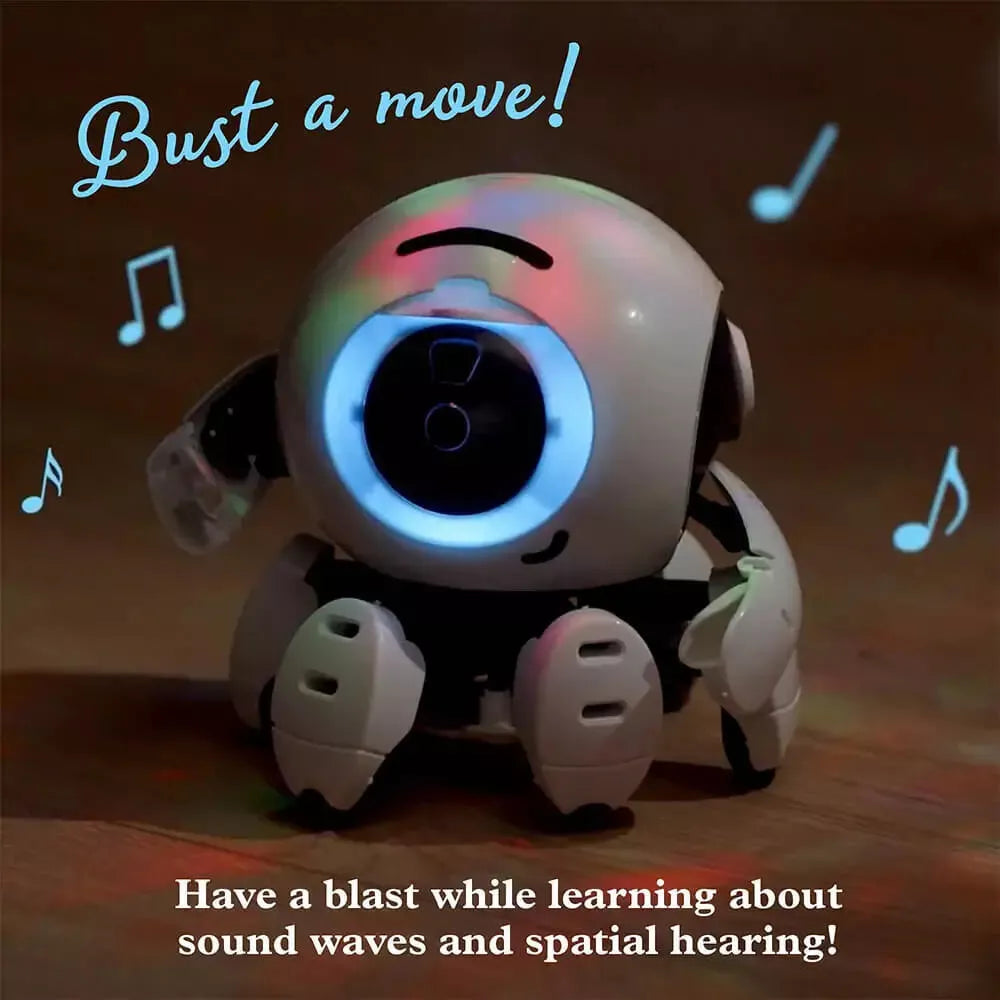 Į garsą reaguojantis robotas – Herojus