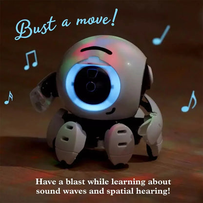 Į garsą reaguojantis robotas – Herojus