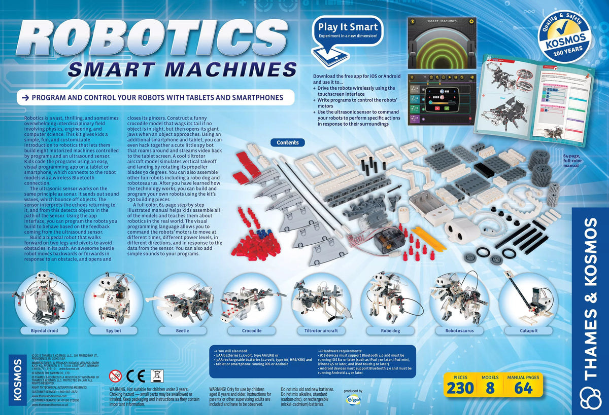 Inžinerinis-mokslinis rinkinys „Robotika: Sumaniosios mašinos“