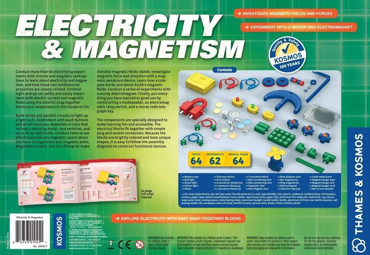 Kosmos mokslinis rinkinys „Elektra ir magnetizmas“