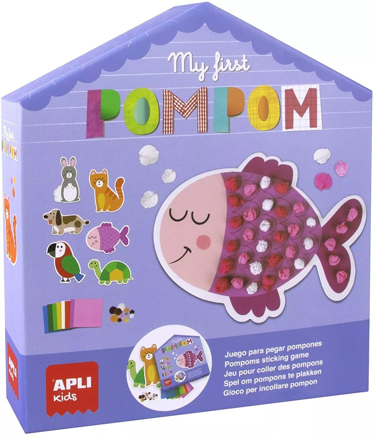 Kūrybinis rinkinys „Mano pirmasis pomponų menas”