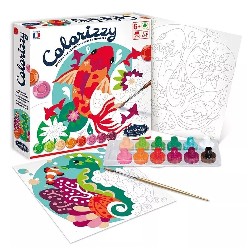 Kūrybinis spalvinimo rinkinys „Colorizzy Povandeninis pasaulis”