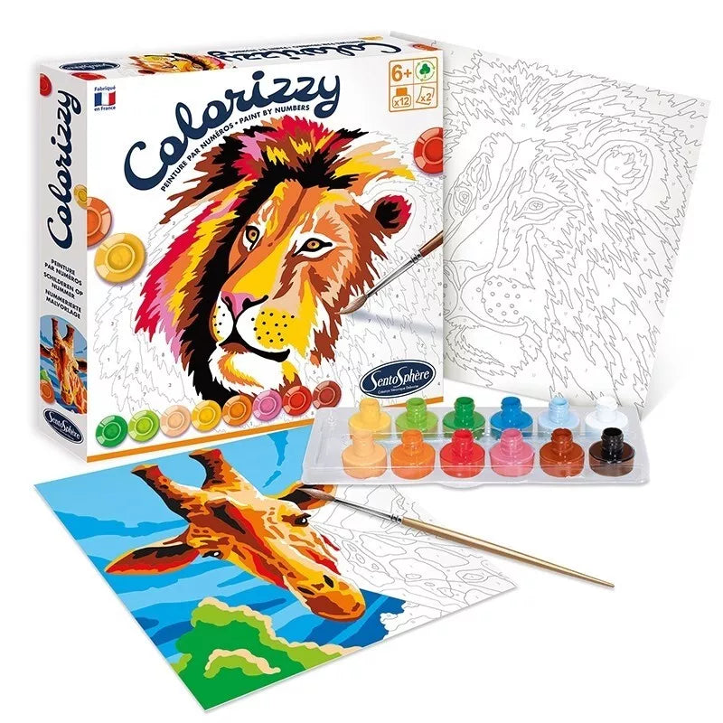 Kūrybinis spalvinimo rinkinys „Colorizzy Savana”