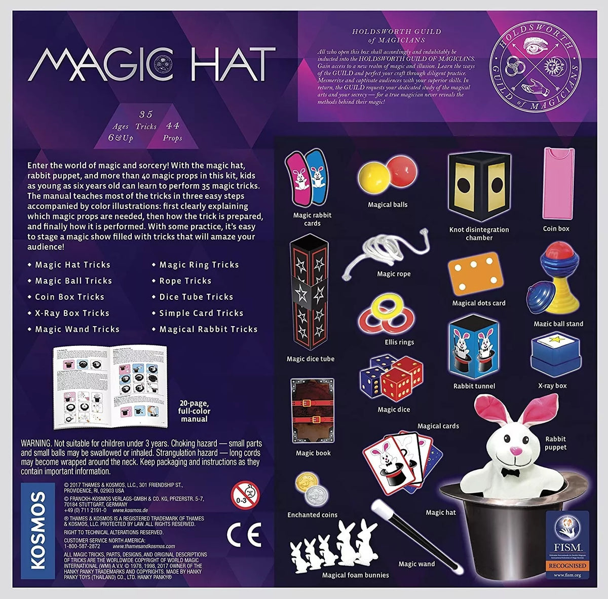 Magiškų triukų rinkinys „Magic Hat”