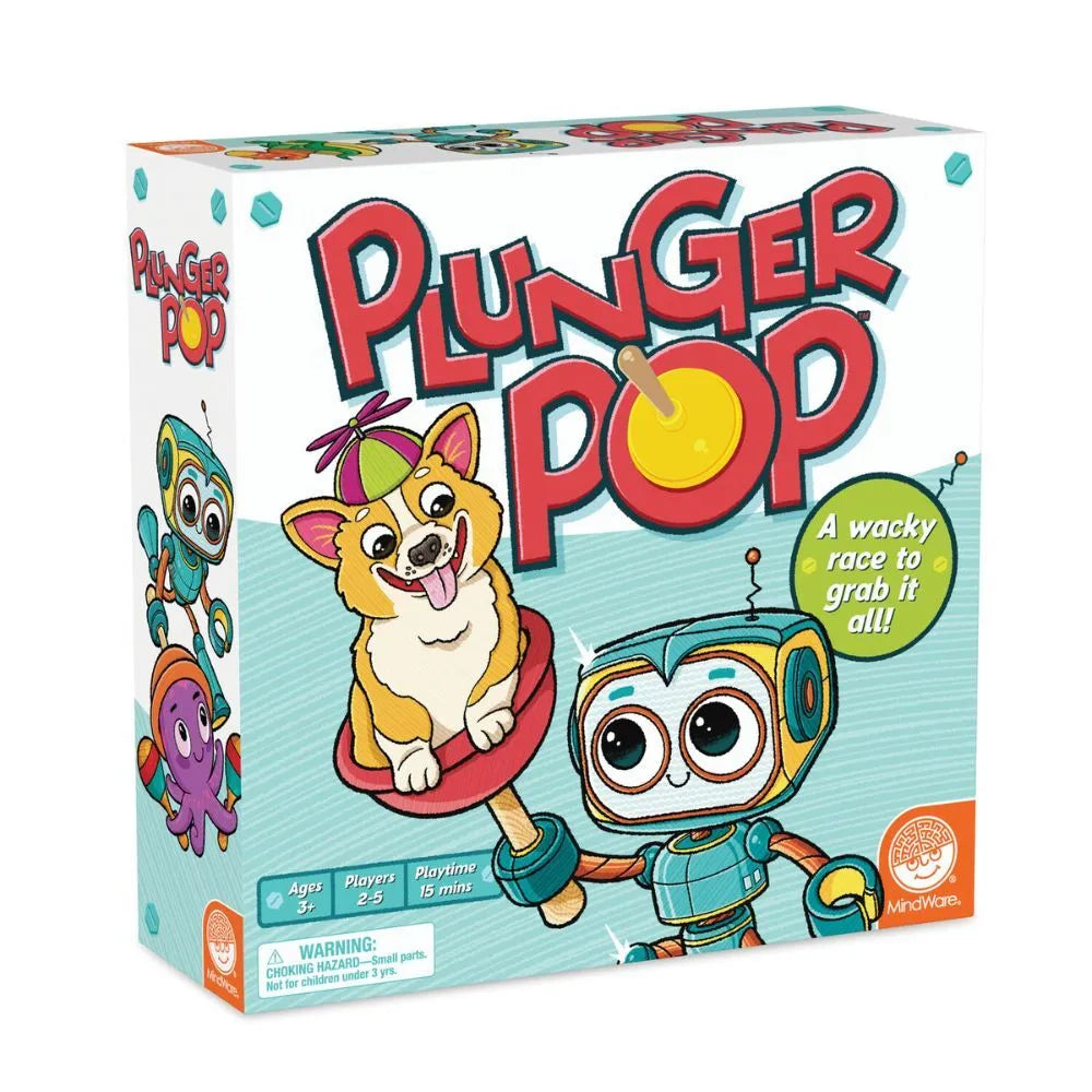 MindWare Plunger Pop – porų gaudymo stalo žaidimas