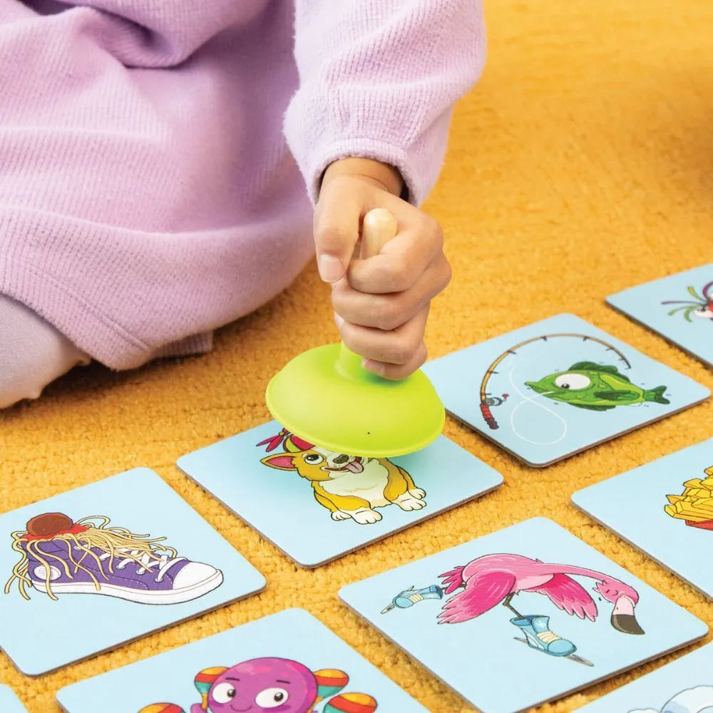 MindWare Plunger Pop – porų gaudymo stalo žaidimas