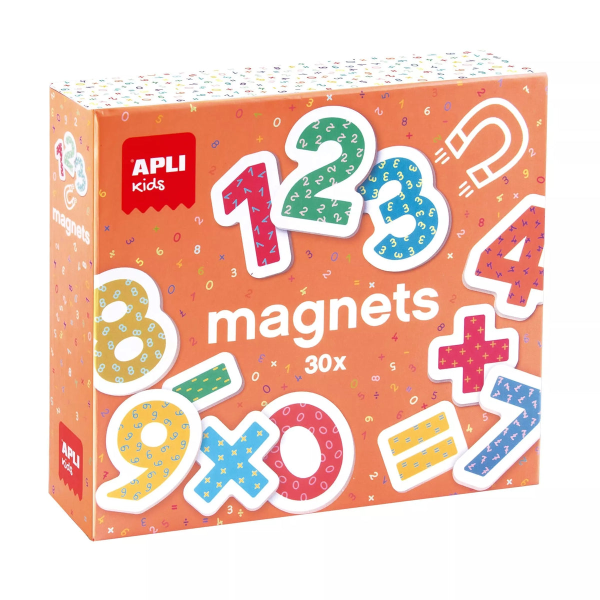 Mokomoji priemonė - mediniai magnetiniai skaičiai