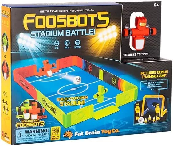 Naujos kartos stalo futbolas - Foosbots Stadium (2 žaidėjai ir stadionas)