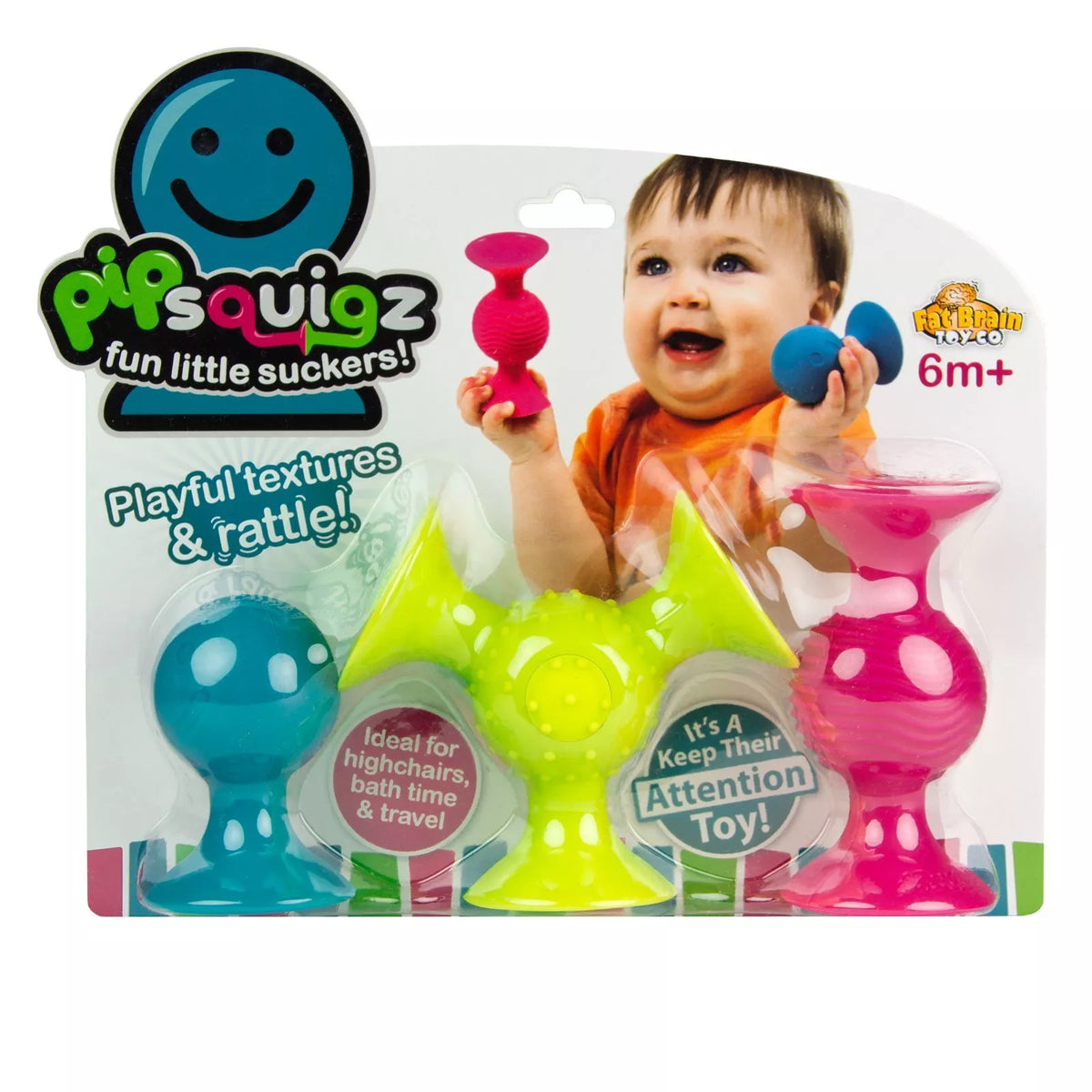 PipSquigz Little brainies lipšniukai - barškučiai