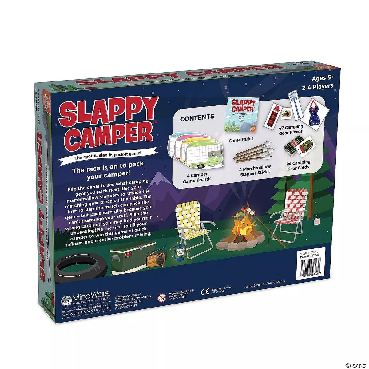 Stalo žaidimas „Slappy camper“