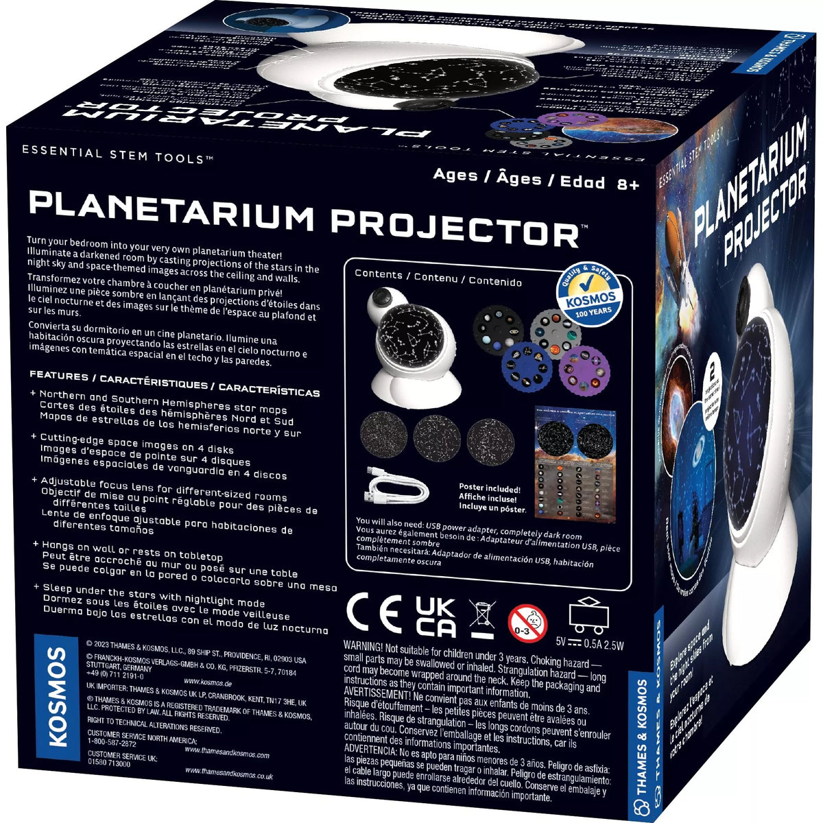 STEM priemonė-projektorius „Planetariumas“