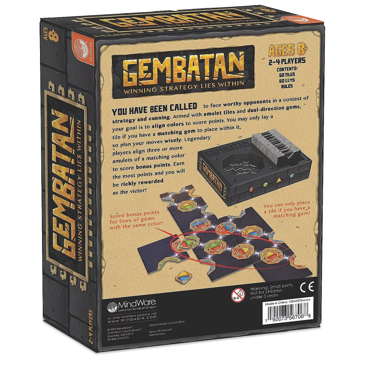 Strateginis stalo žaidimas „Gembatan”