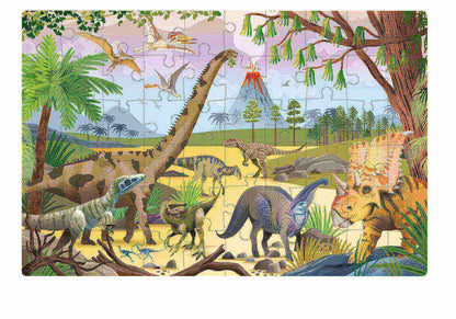 Tamsoje šviečianti dėlionė – Dinozaurai