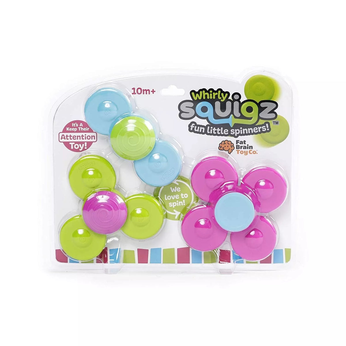 Whirly Squigz Little Brainies – silikoniniai suktukai