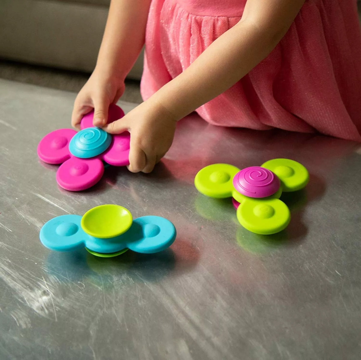 Whirly Squigz Little Brainies – silikoniniai suktukai