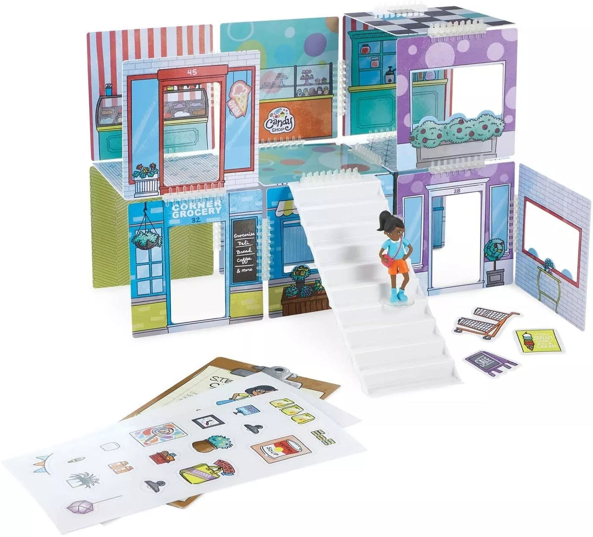Wonderhood kūrybinis žaidimas „Corner Shops“